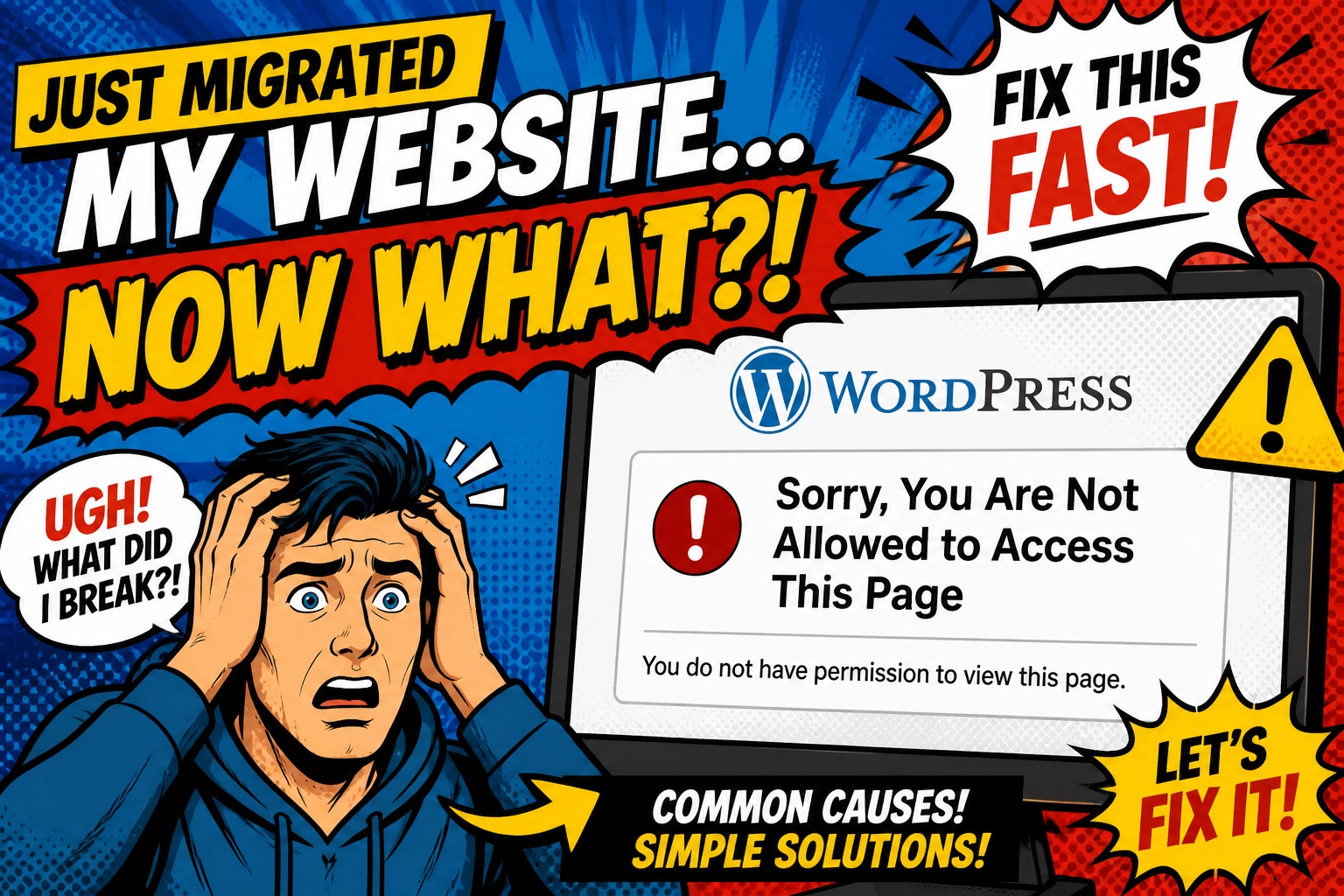 WordPress: “Sorry, You Are Not Allowed to Access This Page” After a Database Migration
